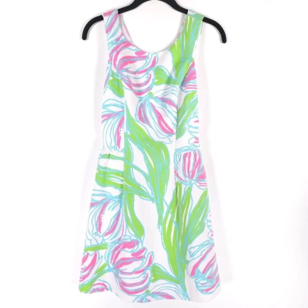 Lilly Pulitzer Bella Ring‎ The Bellboy Ottoman Fit & Flare Dress 74681 Size XS